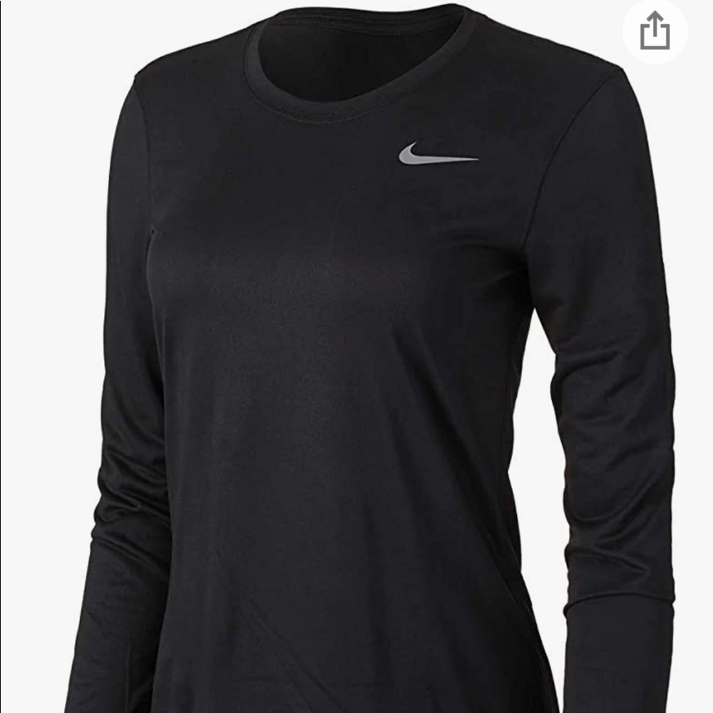 NIKE Black Dry Fit Long Sleeve